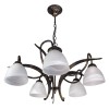 Люстра подвесная большая 5 плафонов дизайнерская S3151-5