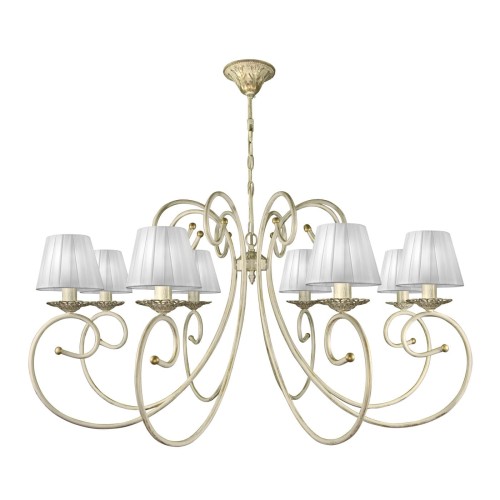 Люстра подвесная 8 ламп с абажурами S3152-8