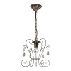 Люстра подвесная на кухню над столом с хрусталем S1249-1
