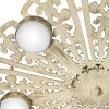 Люстра светодиодная потолочная LED плоская круглая S2443-6