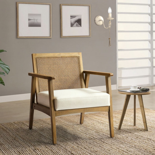 Бра с металлическим подвесками бежевая настенная S3145-1